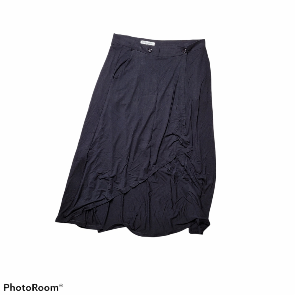 BCBG Generation Black Wrap Skirt